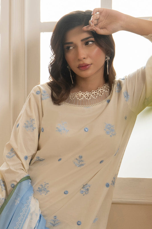 Embroidered Shirt Shalwar Dupatta - 0601
