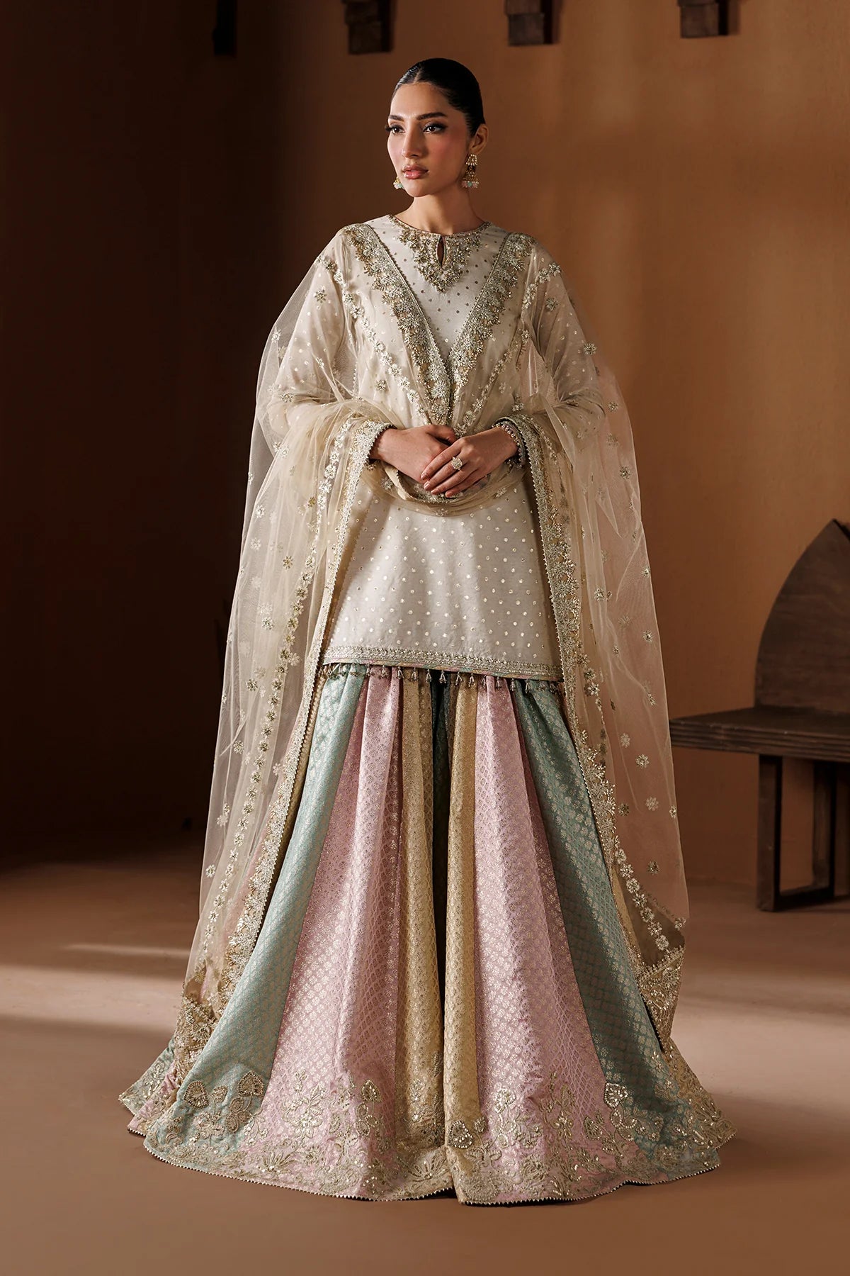 EMBROIDERED ZARRI CHIFFON SF-4435