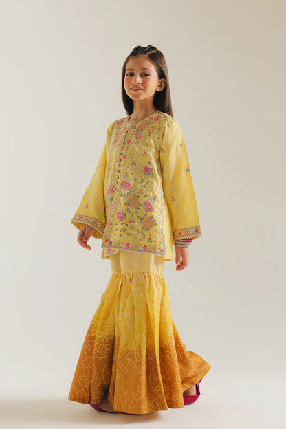 ETHNC GIRLS EMBROIDERED SUIT