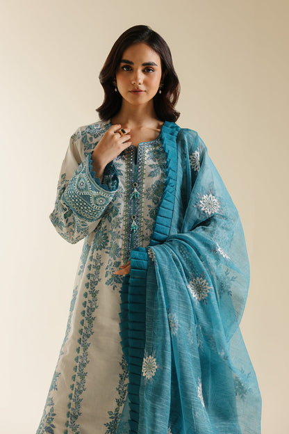 ETHNC WOMEN EMBROIDERED SUIT
