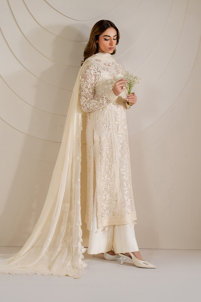 IZNIK UE-391 EMBROIDERED CHIFFON