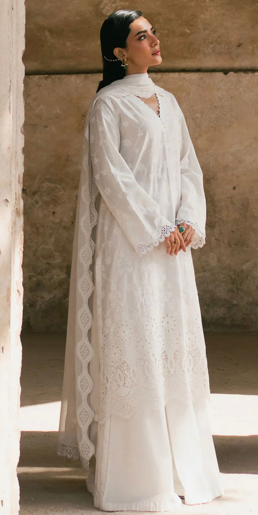 PEARL CHANTELLE-3PC CHIKANKARI SUIT