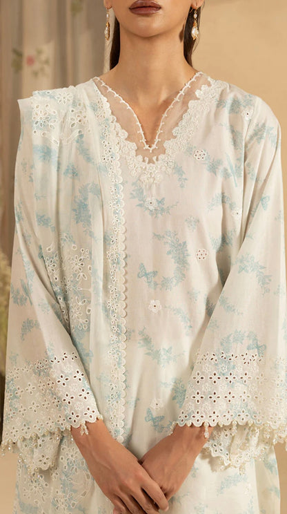CROSS STITCH - VANILLA ICE- 3PC EMBROIDERED LAWN SUIT