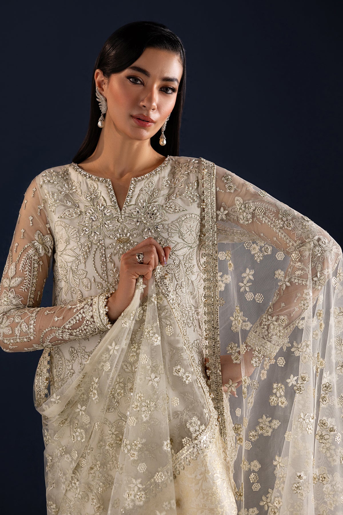 EMBROIDERED NET SF-4448