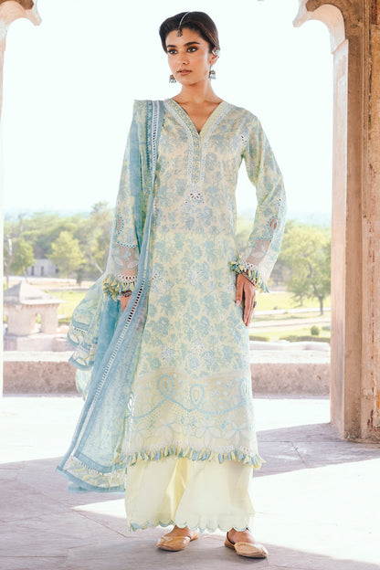 Embroidered Shirt Shalwar Dupatta - 0809