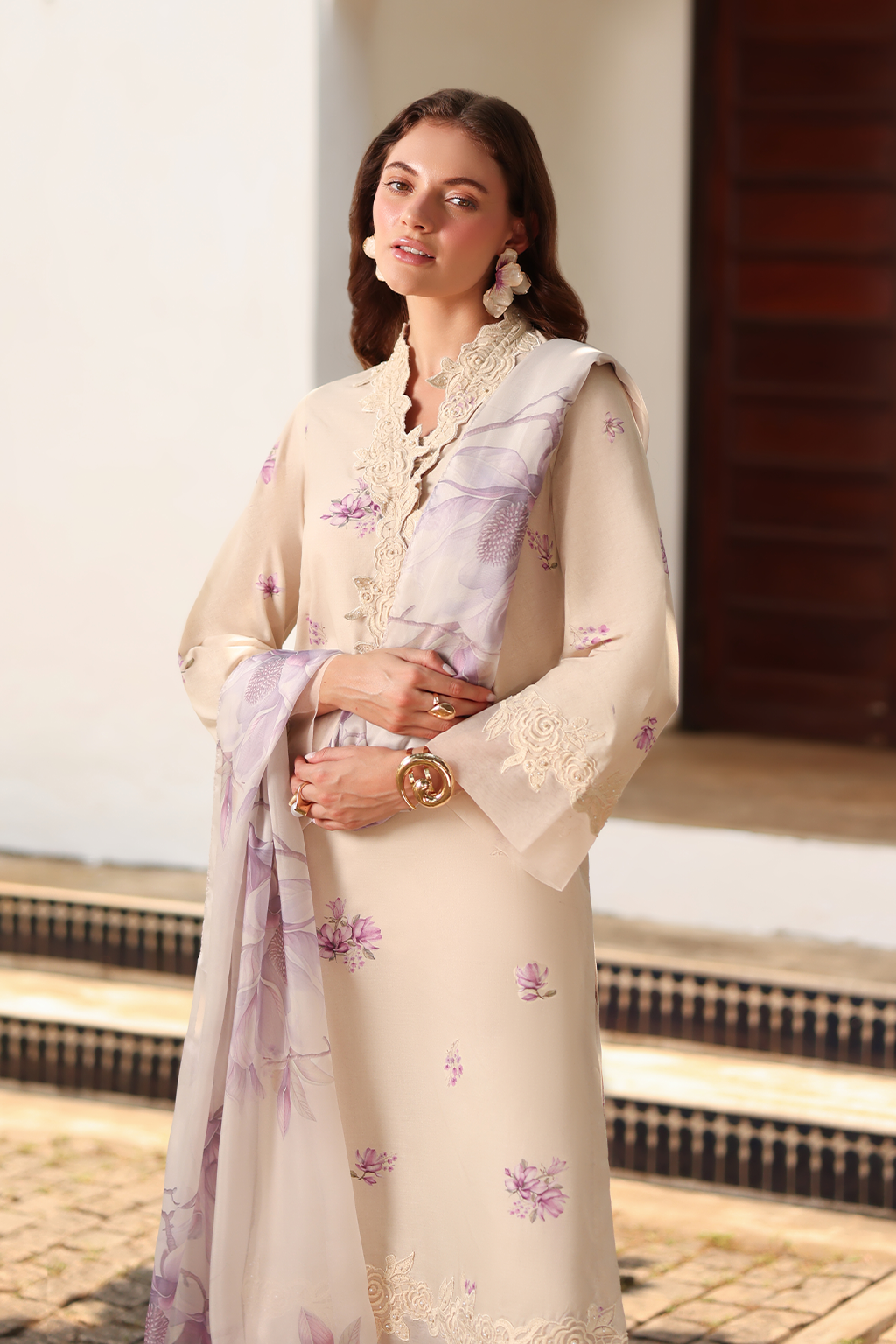 IZNIK UE-492 PRINTED LAWN