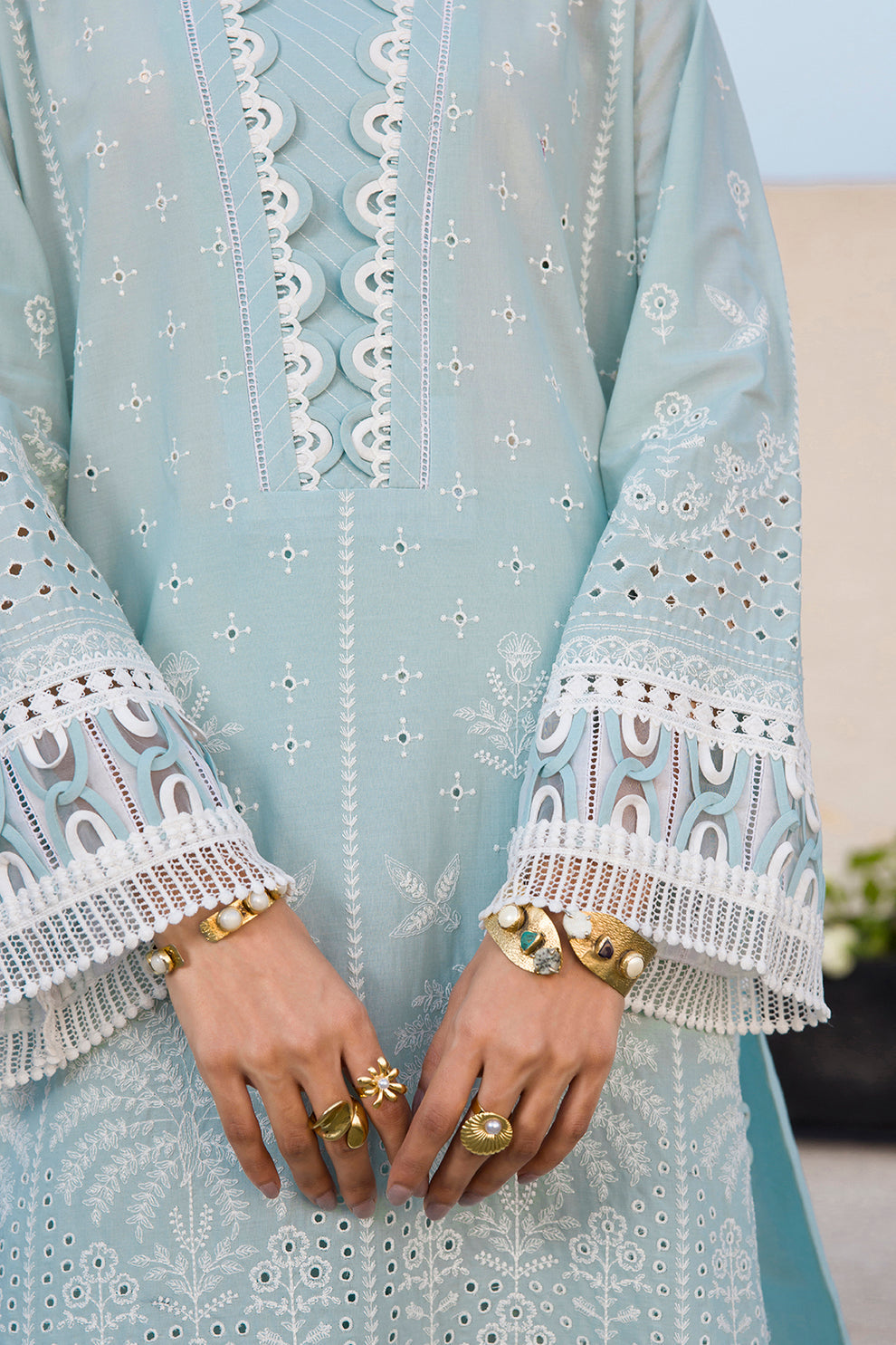 Embroidered Shirt Shalwar Dupatta - 0079