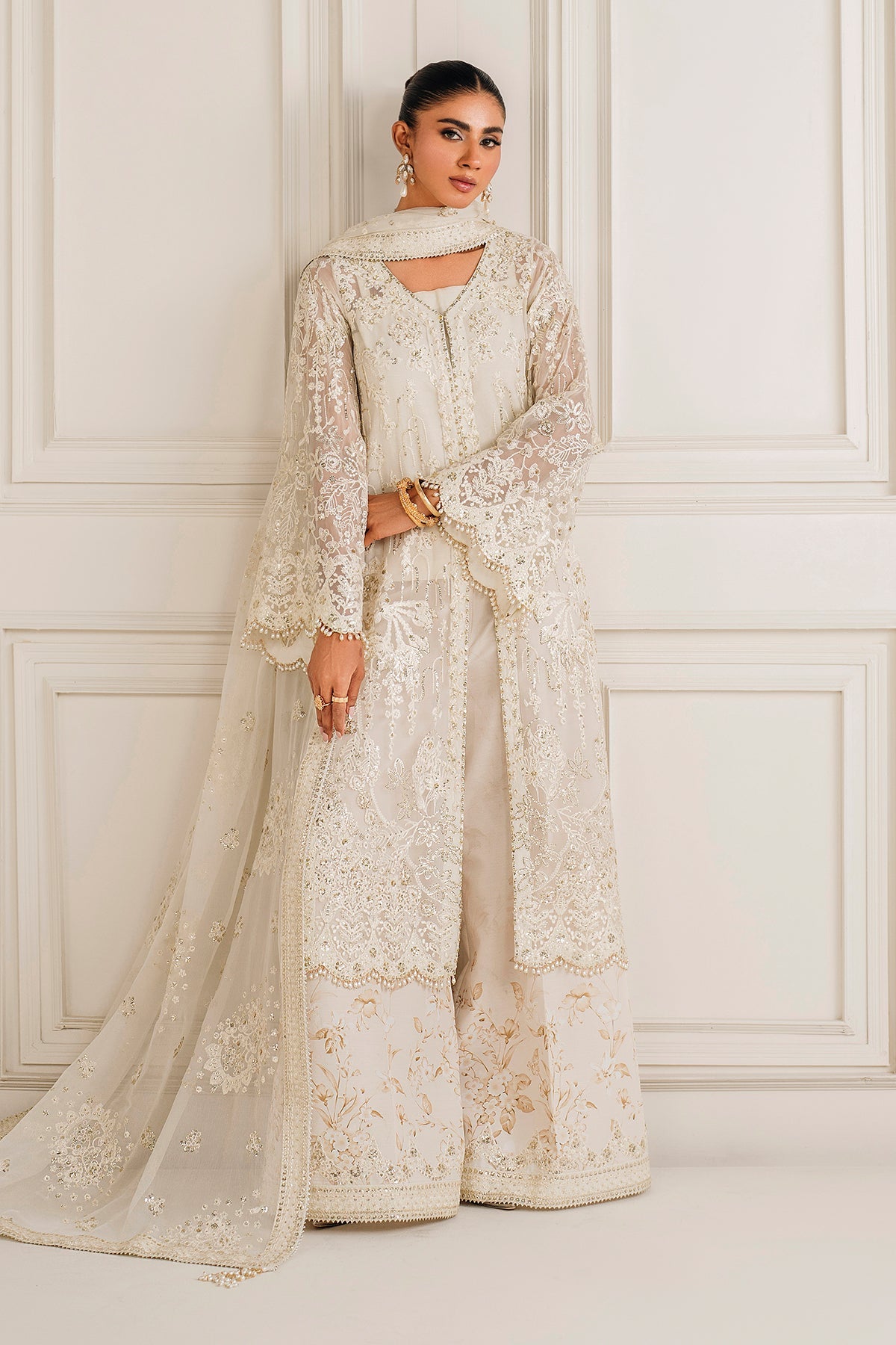 BAROQUE - EMBROIDERED CHIFFON