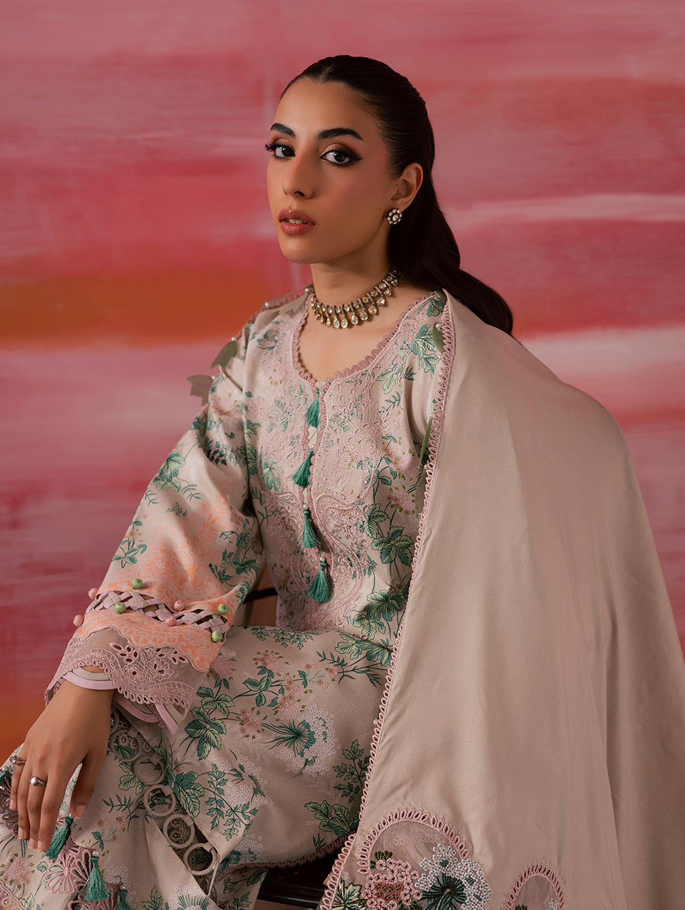 FLORA LINEN SHAWL COLLECTION