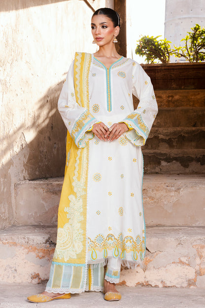 Embroidered Shirt Shalwar Dupatta - 0804