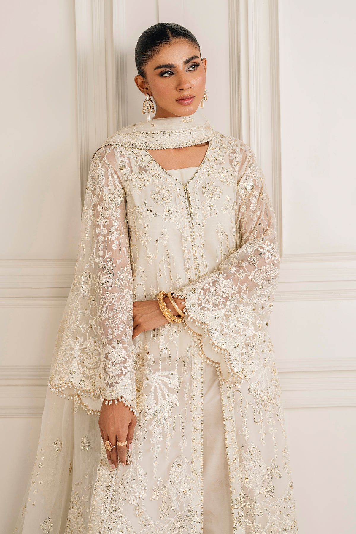 BAROQUE - EMBROIDERED CHIFFON