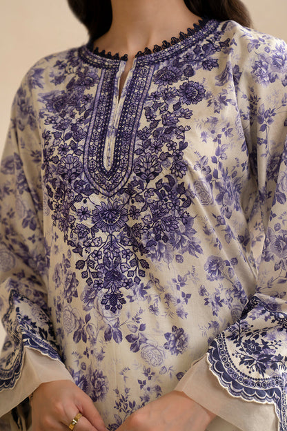 Embroidered Shirt Shalwar Dupatta - 0593