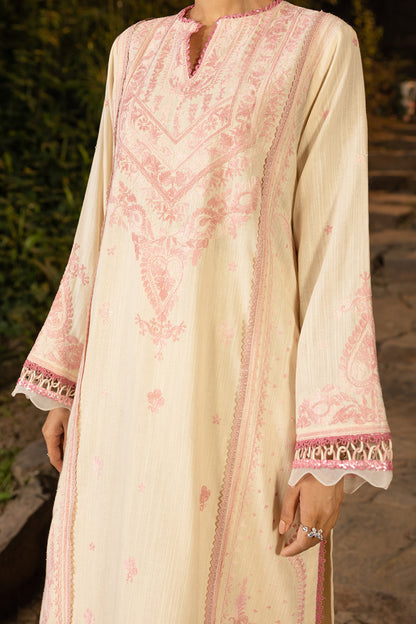 Embroidered Shirt Shalwar Shawl - 0168