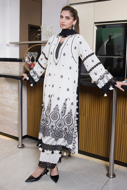 Embroidered Shirt Shalwar Dupatta - 0071