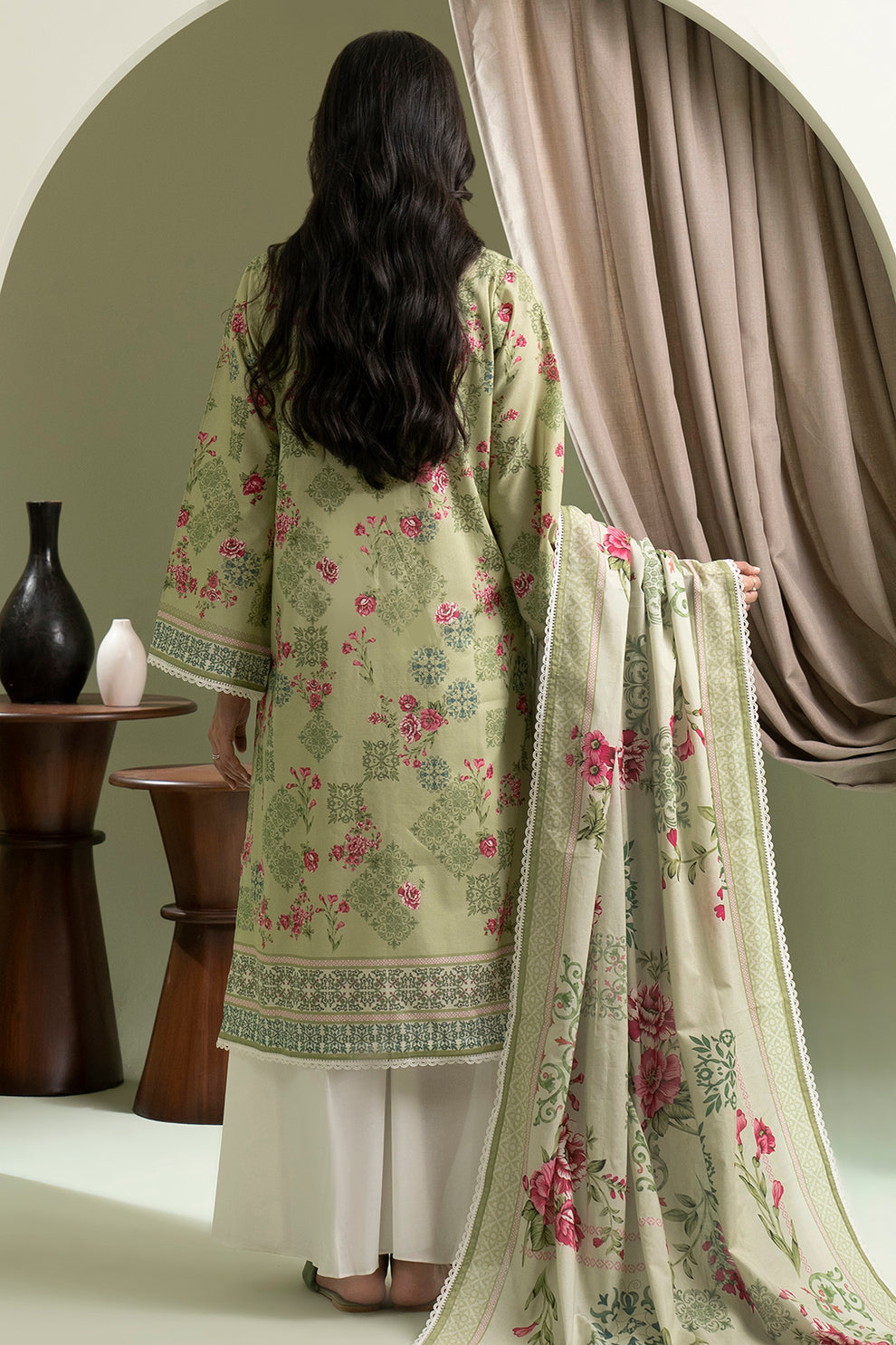 Embroidered Shirt Dupatta - 0423