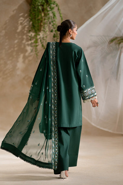 ETHNC WOMEN EMBROIDERED LAWN SUIT
