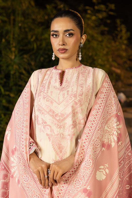 Embroidered Shirt Shalwar Shawl - 0168