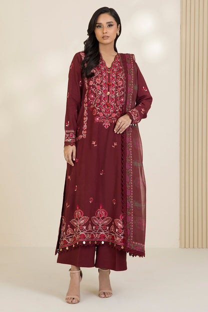 Embroidered Shirt Shalwar Dupatta - 0054