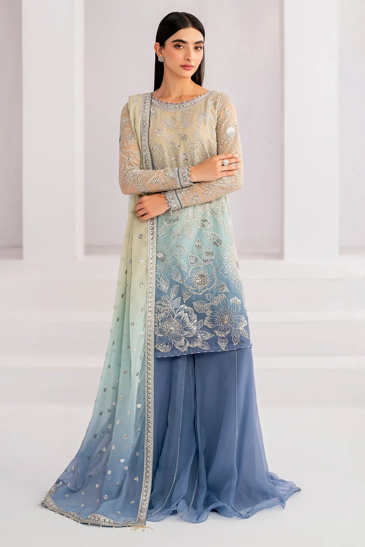 EMBROIDERED
CHIFFON UC-3052