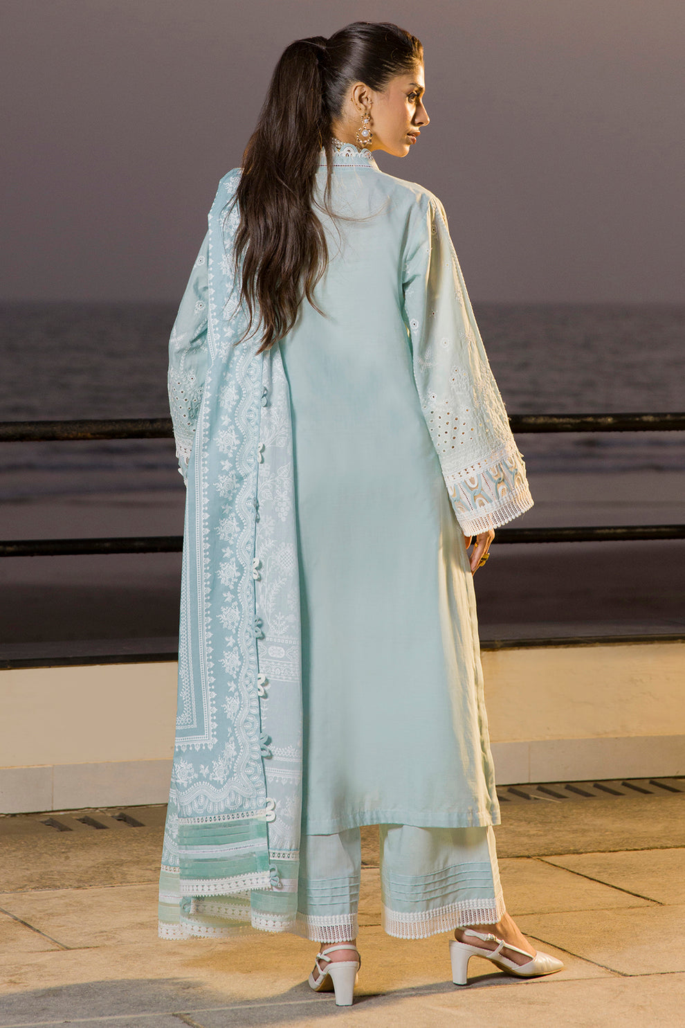 Embroidered Shirt Shalwar Dupatta - 0079