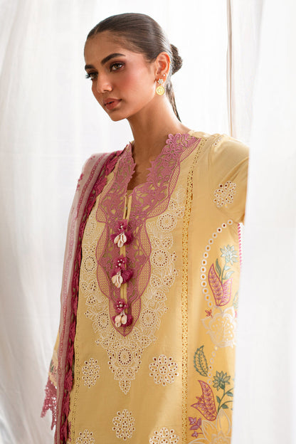 ETHNC WOMEN EMBROIDERED LAWN SUIT