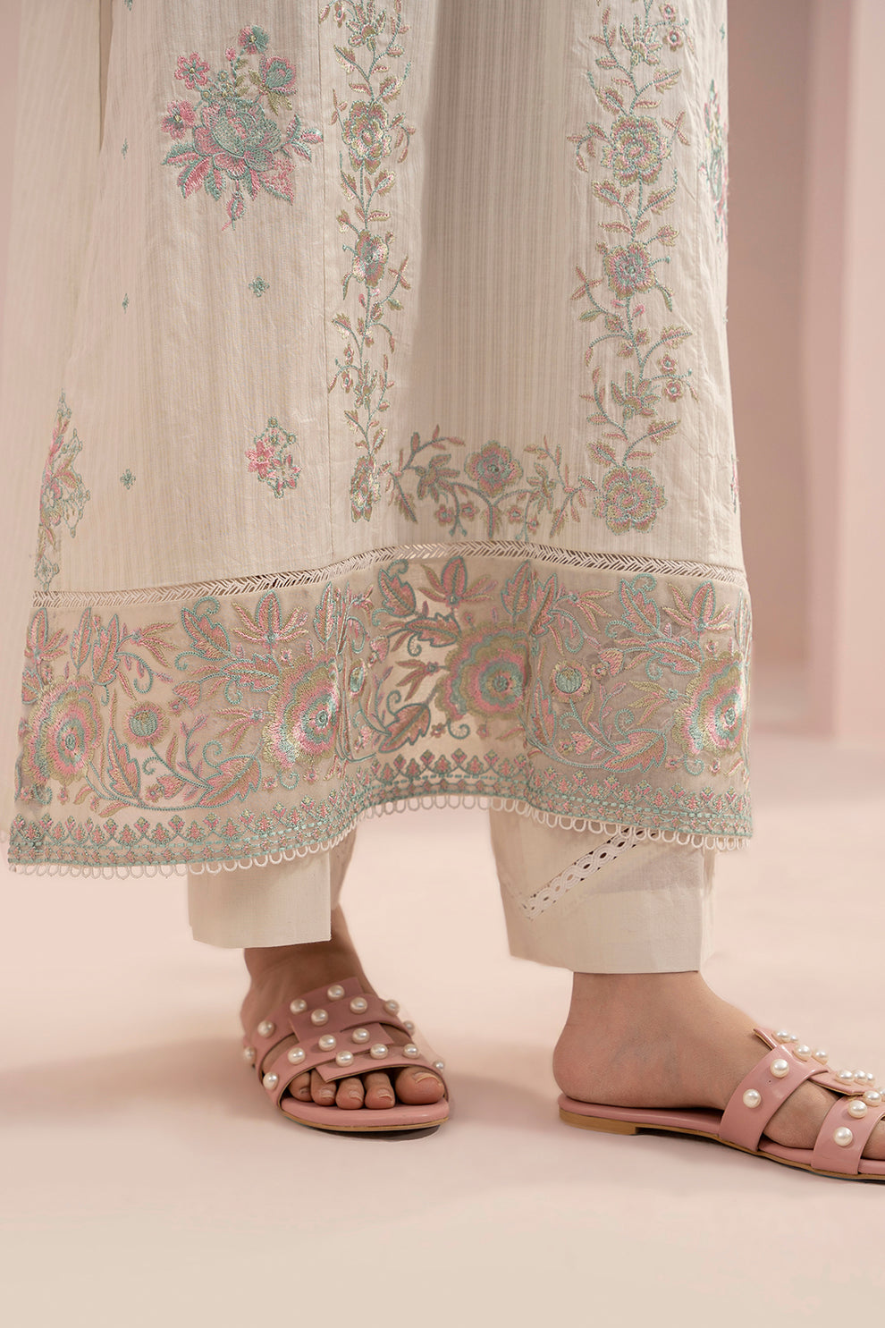 Embroidered Shirt Shalwar Dupatta - 0467