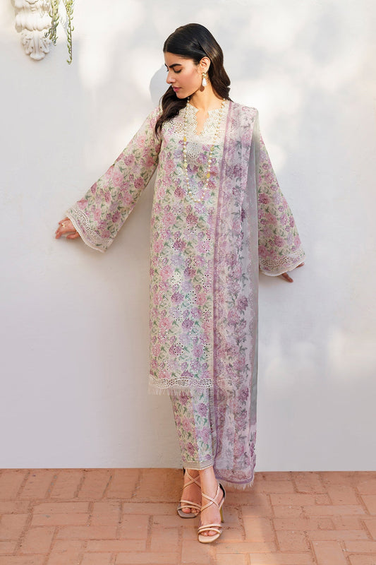 EMBROIDERED PRINTED LAWN SF-638