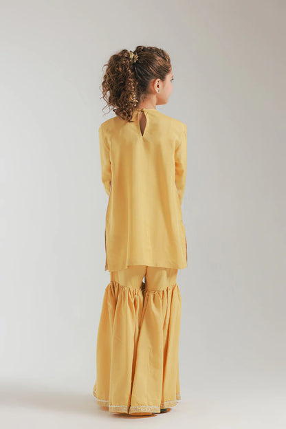 ETHNC GIRLS EMBROIDERED SUIT