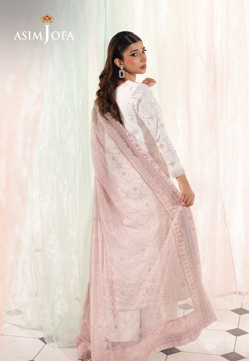 AJUEV-17 EMBROIDERED SLUB LAWN UNSTITCHED 3 PCS