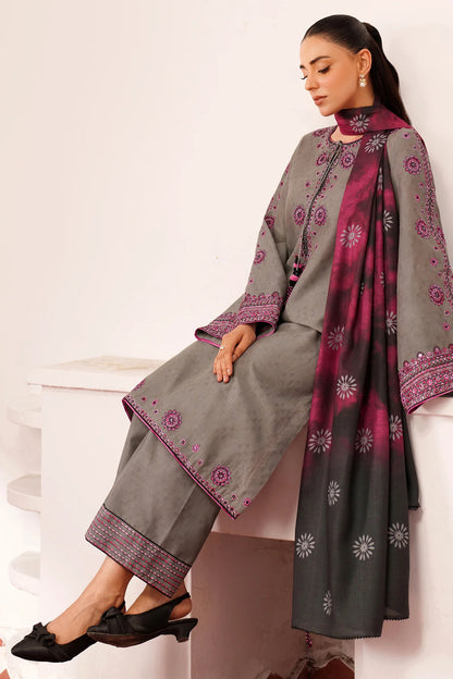 EMBROIDERED JACQUARD KHADDAR UW-0151