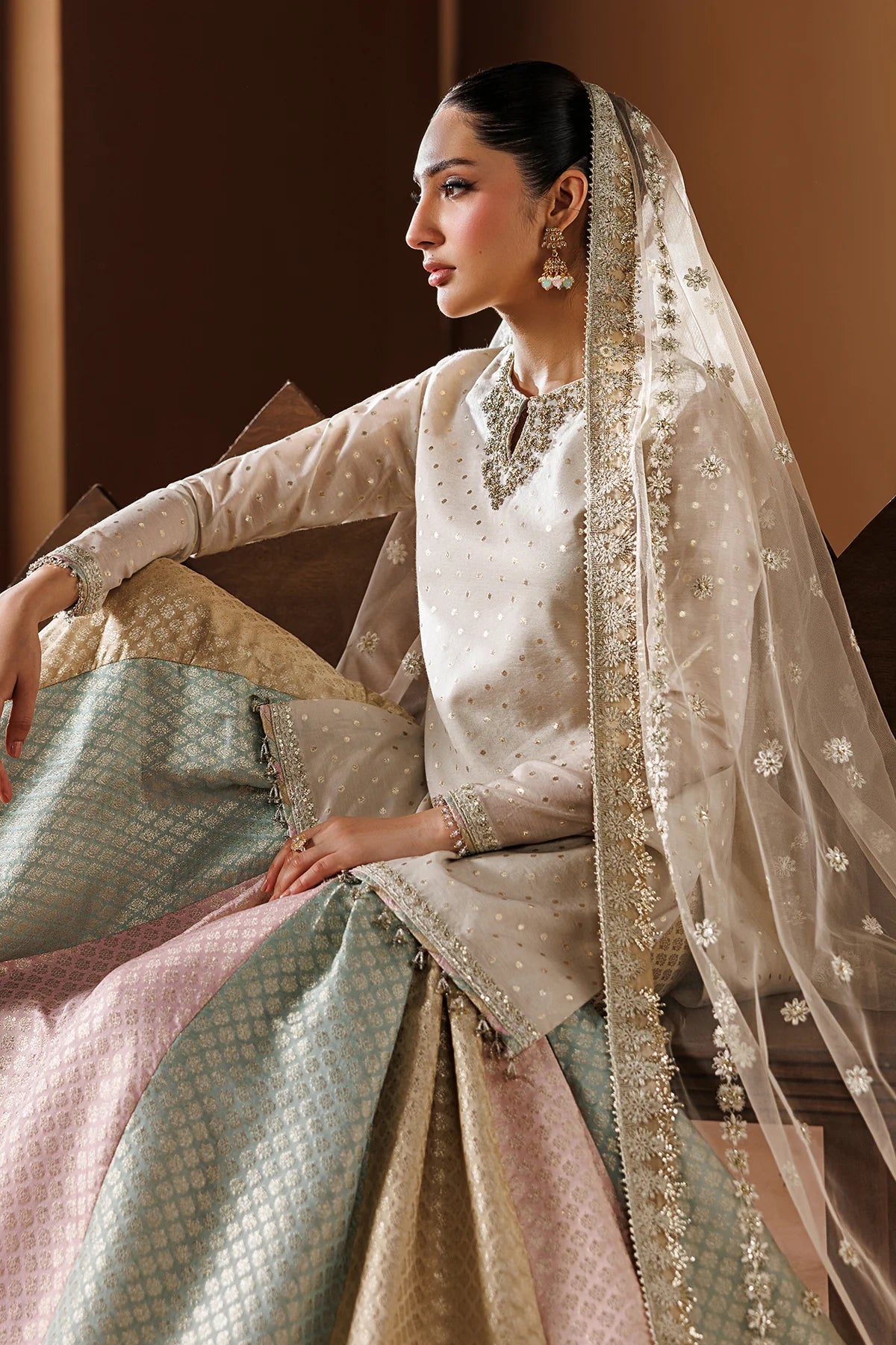 EMBROIDERED ZARRI CHIFFON SF-4435