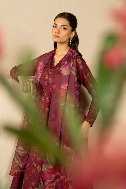 IZNIK EFL-10 EMBROIDERED LAWN