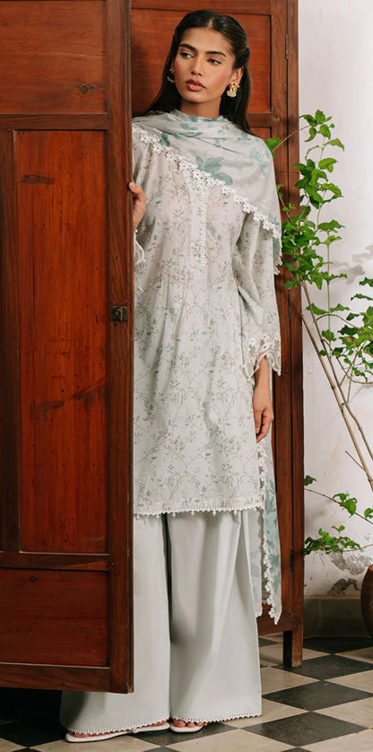 CROSS STITCH - TROPICAL BEAM-3PC PRINTED CAMBRIC SUIT