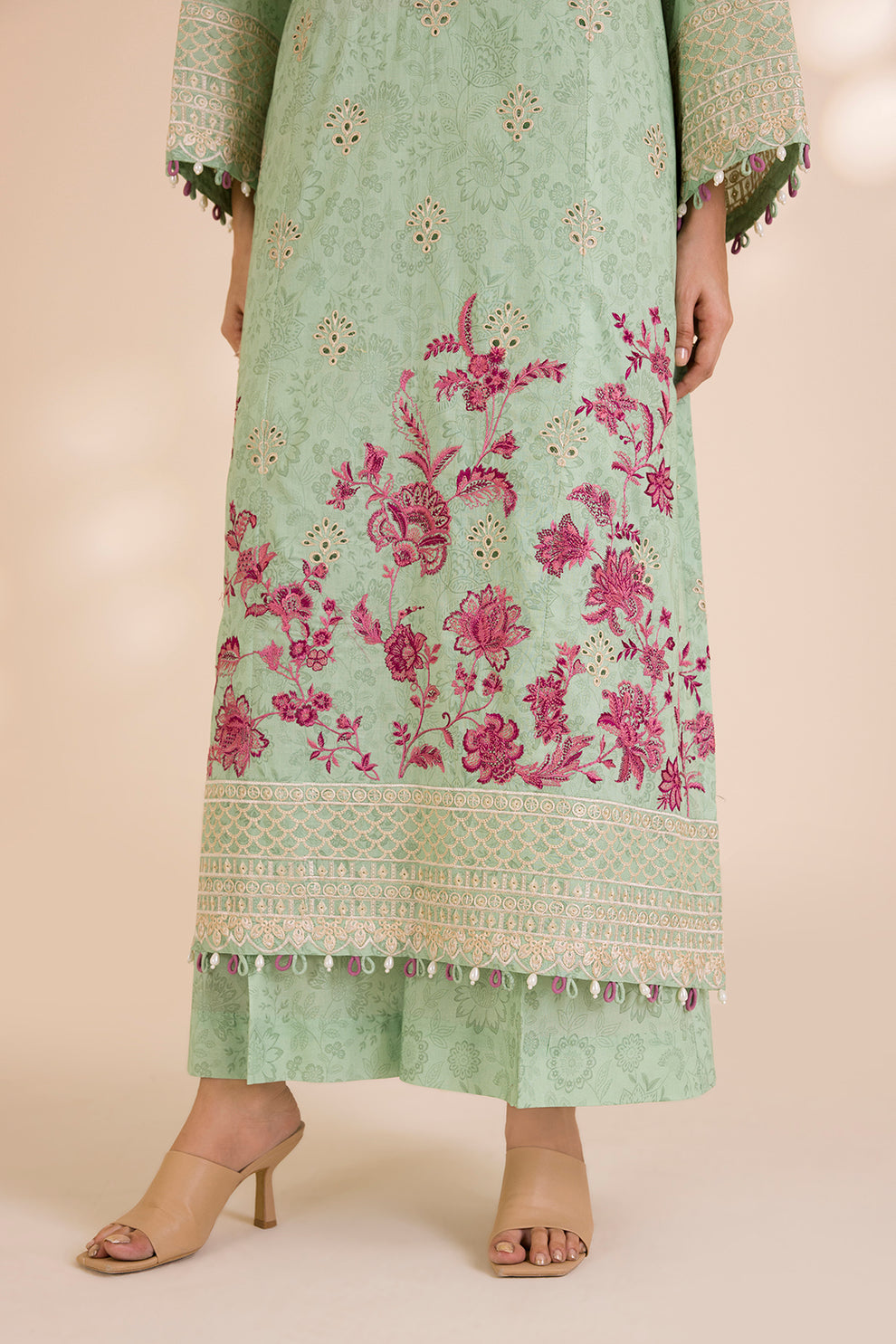 Embroidered Shirt Shalwar Dupatta - 0056