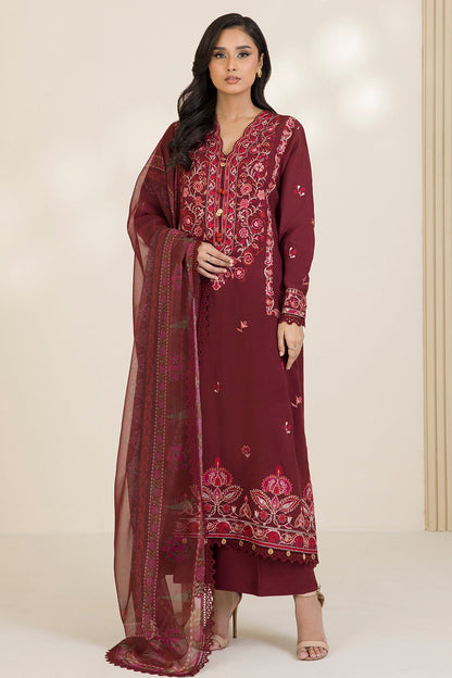 Embroidered Shirt Shalwar Dupatta - 0054