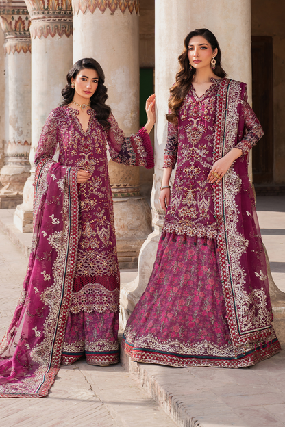 IZNIK ILC-04 EMBROIDERED CHIFFON