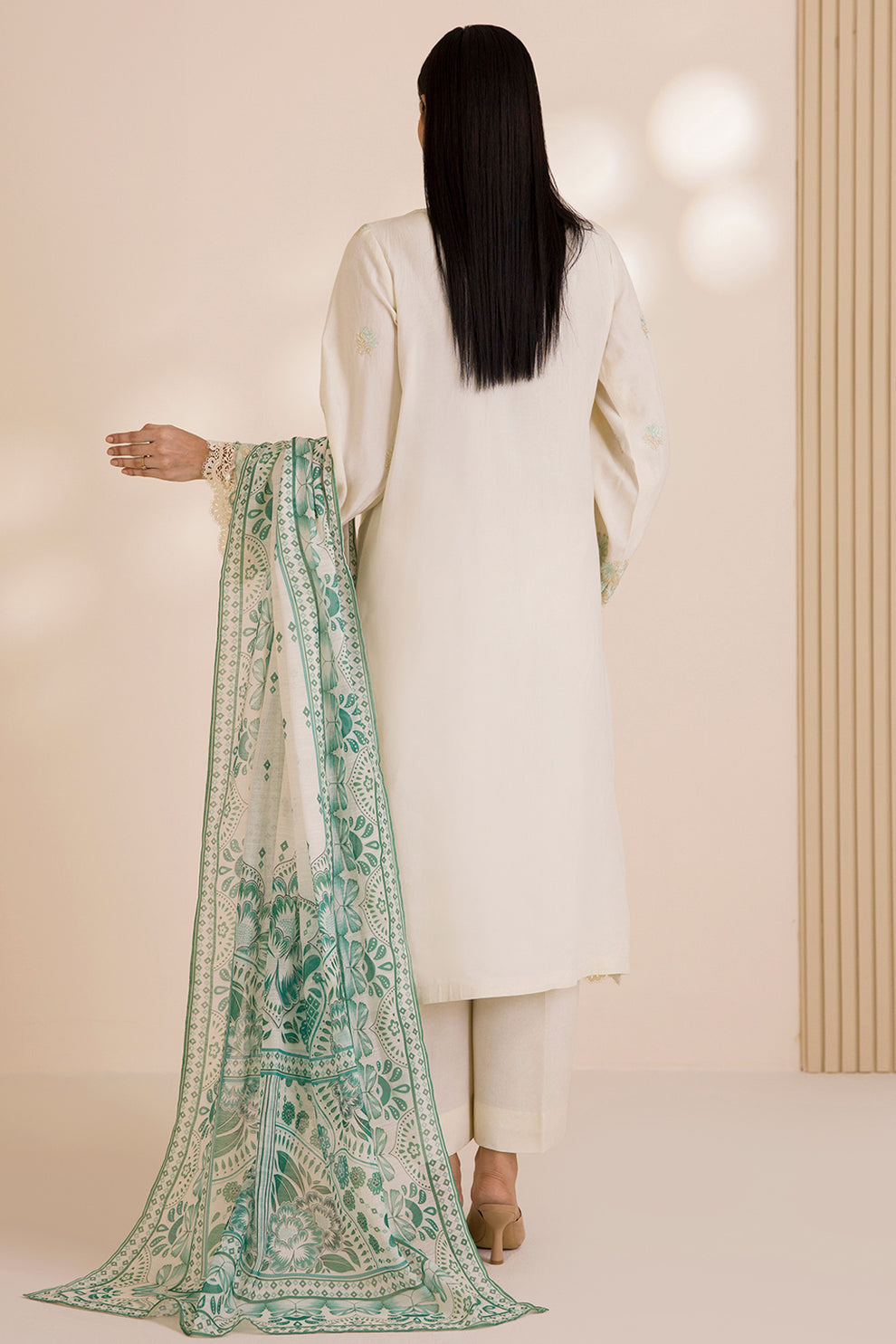 Embroidered Shirt Shalwar Dupatta - 0052