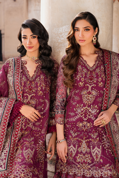 IZNIK ILC-04 EMBROIDERED CHIFFON
