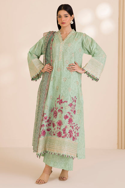 Embroidered Shirt Shalwar Dupatta - 0056