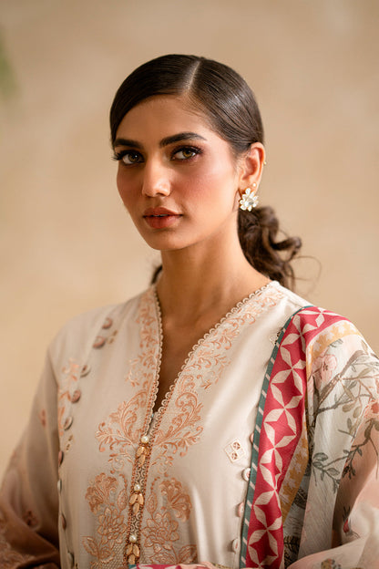 ETHNC WOMEN EMBROIDERED LAWN SUIT