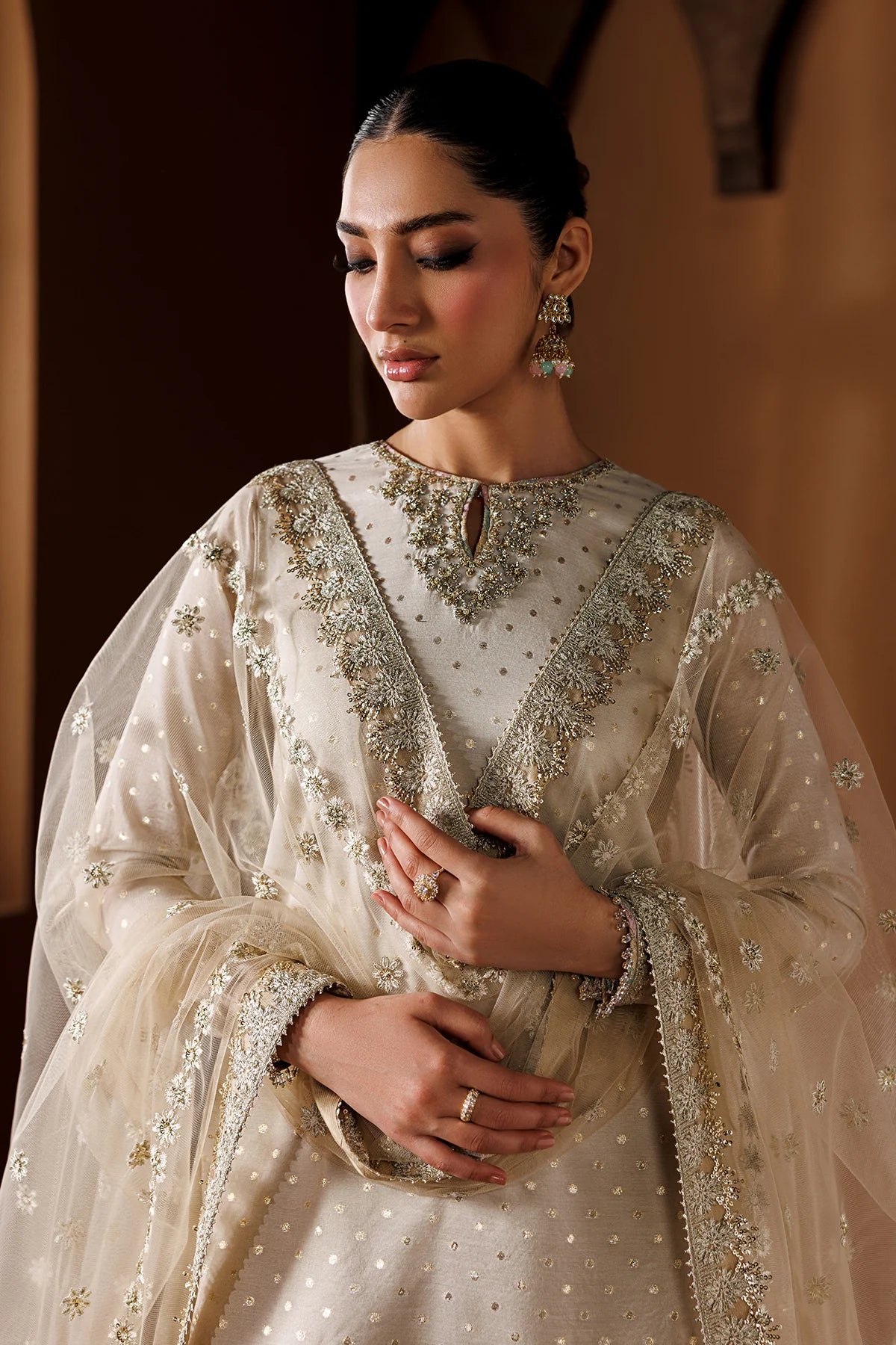 EMBROIDERED ZARRI CHIFFON SF-4435
