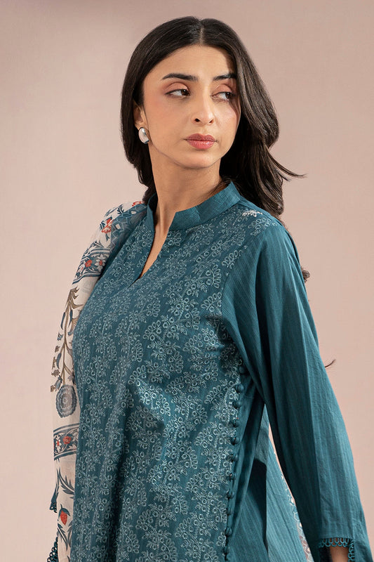 Embroidered Shirt Shalwar Dupatta - 0537