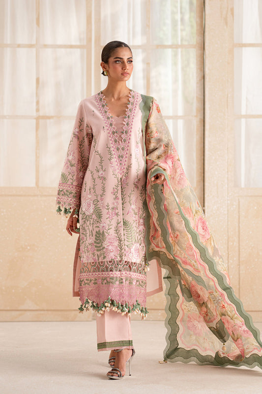 ETHNC WOMEN EMBROIDERED LAWN SUIT