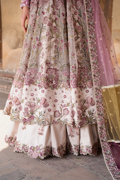 IZNIK ILC-08 EMBROIDERED PRINTED SILK