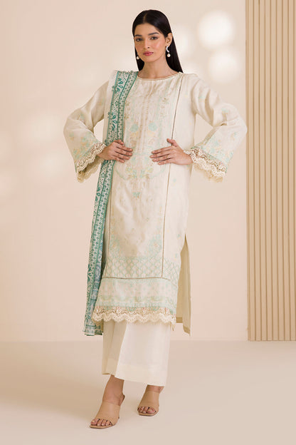 Embroidered Shirt Shalwar Dupatta - 0052