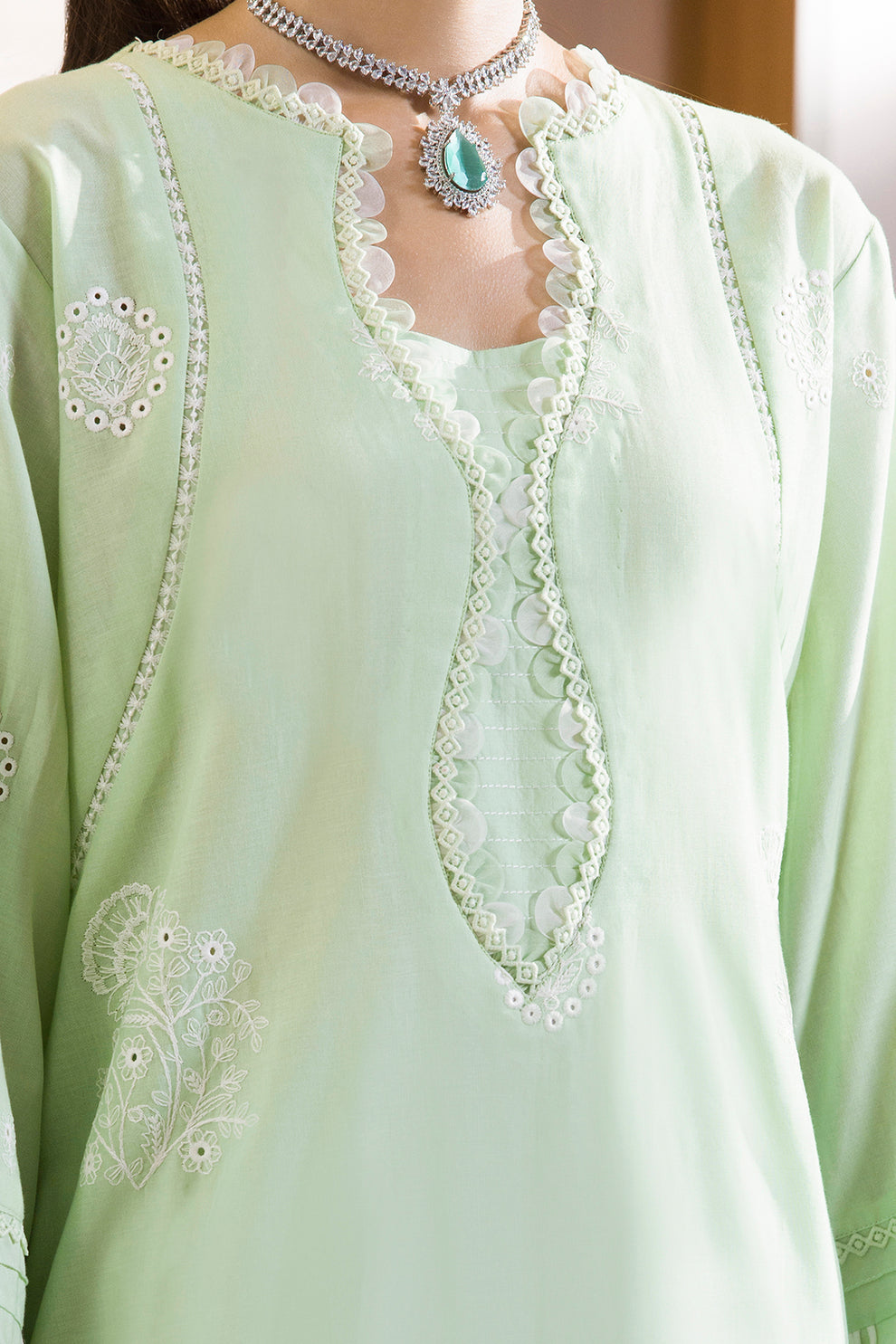 Embroidered Shirt Shalwar Dupatta - 0070