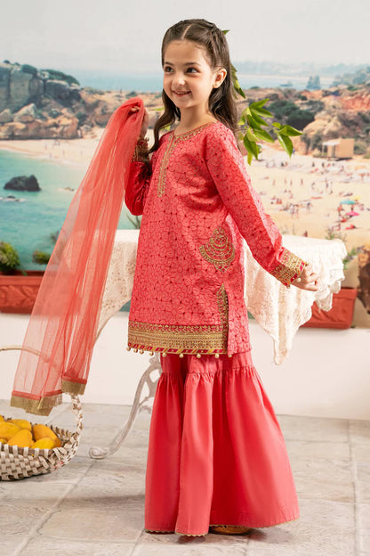 MARIAB GIRLS 3 Piece Embroidered Lawn Suit