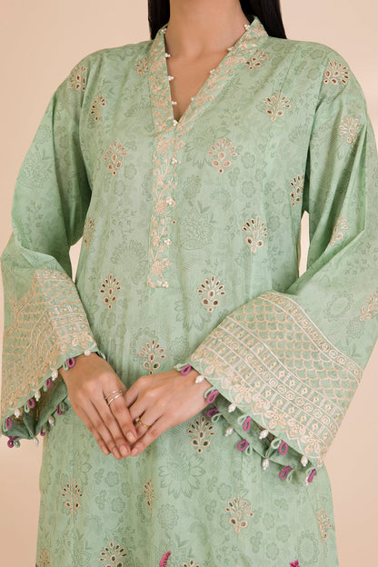 Embroidered Shirt Shalwar Dupatta - 0056