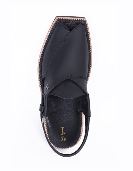MATT BLACK TRENDY PESHAWARI CHAPPAL