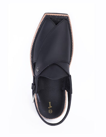 MATT BLACK TRENDY PESHAWARI CHAPPAL